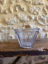 Image 3 of Pots à confitures évasés anciens en verre - Décoration campagne 
