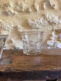 Image 4 of Pots à confitures évasés anciens en verre - Décoration campagne 