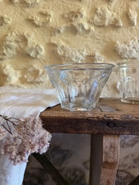 Image 5 of Pots à confitures évasés anciens en verre - Décoration campagne 