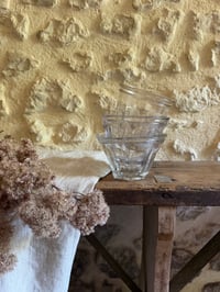 Image 2 of Pots à confitures évasés anciens en verre - Décoration campagne 