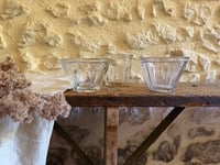 Image 6 of Pots à confitures évasés anciens en verre - Décoration campagne 