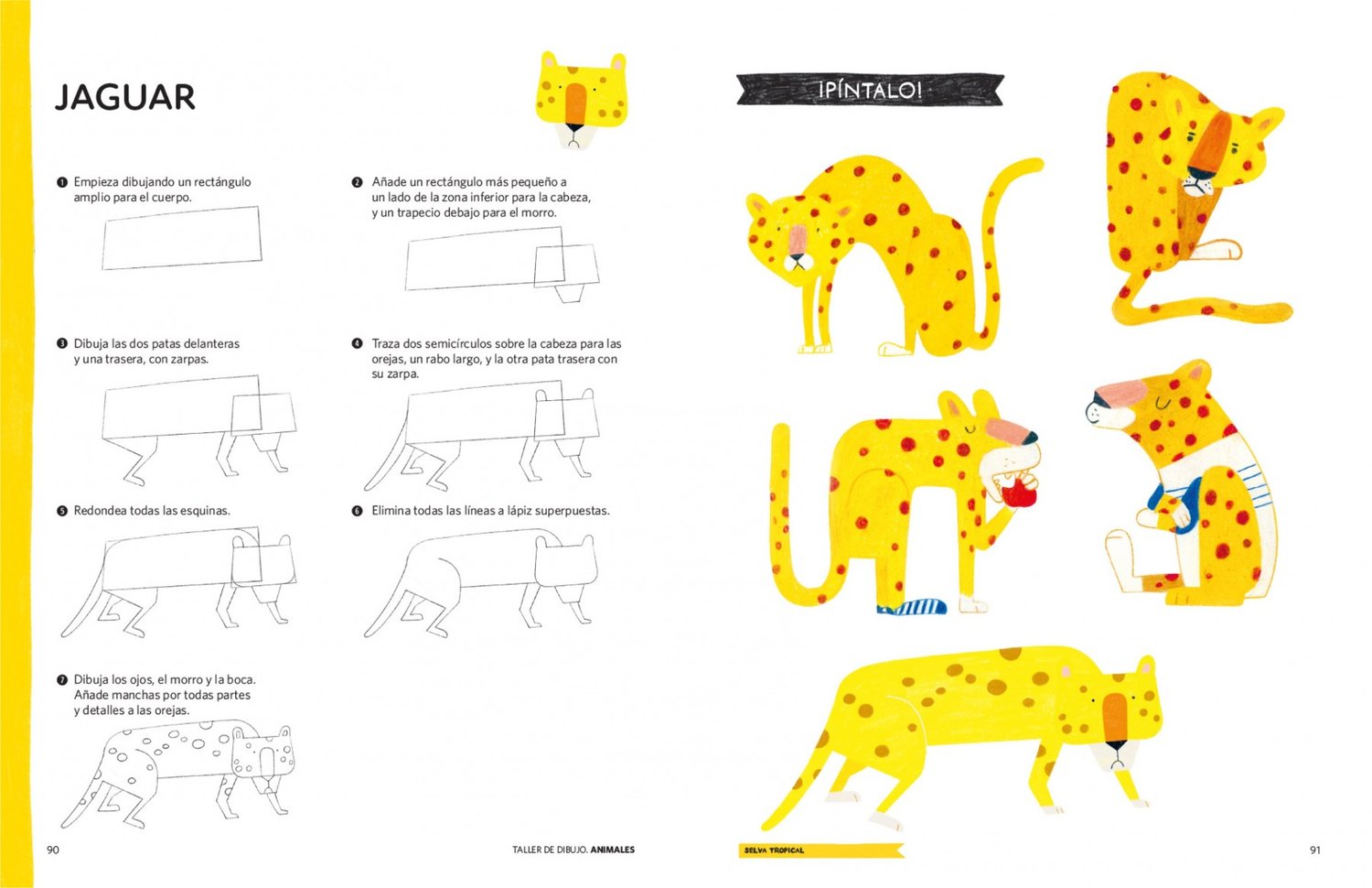 Image of Taller de dibujo. Animales Aprende a dibujar con formas simples 60 divertidos animales