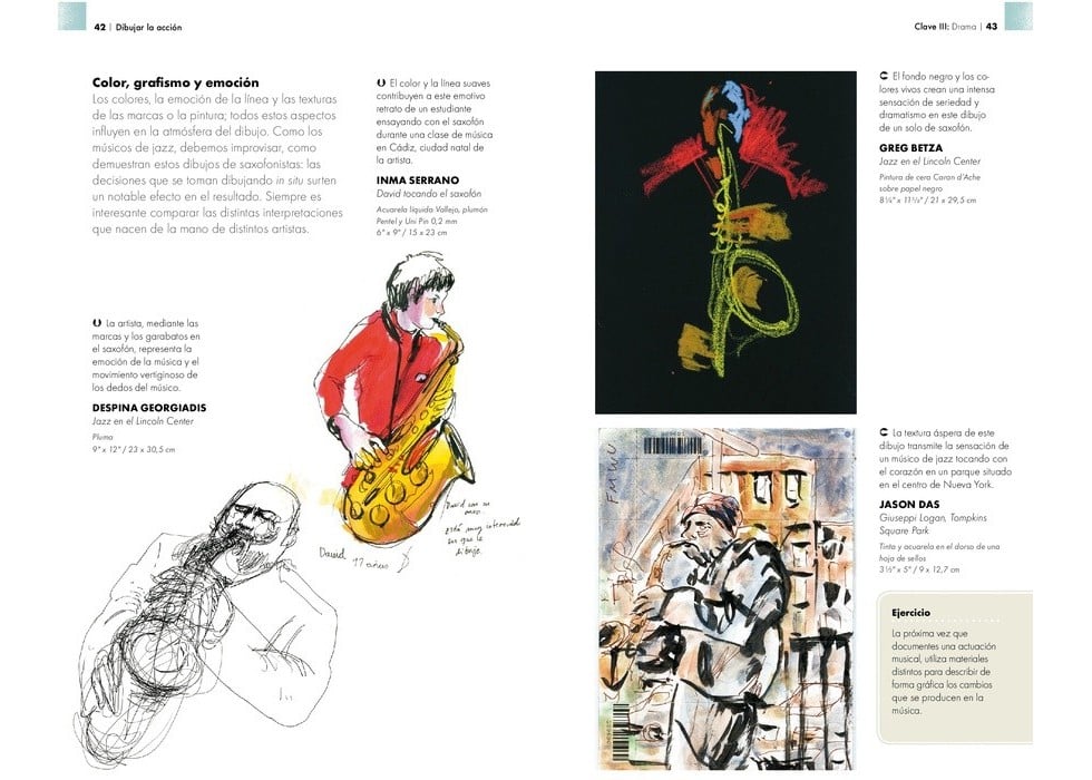 Image of DIBUJAR LA ACCIÓN Consejos y técnicas de dibujo documental in situ