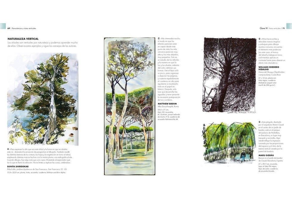 Image of PANORÁMICAS Y VISTAS VERTICALES Técnicas para dibujar in situ desde perspectivas inesperadas