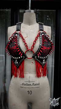 Image 2 of Cherry Skull Rockstar Bra
