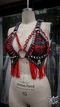 Image 3 of Cherry Skull Rockstar Bra