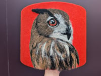 Image 1 of Long Eared Owl Lampshade 