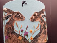 Image 1 of Meadow Hares Lampshade 