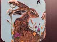 Image 3 of Meadow Hares Lampshade 