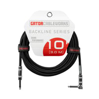 Image 1 of 10 Foot Strt to RA Braided Instrument CableBB – GCWBINS10RABB