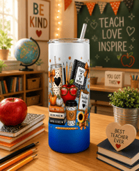Image 2 of Teach Love Inspire 20oz Skinny Libbie Duo