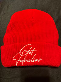 Image 4 of Get Familiar Signature Waffle-Knit Beanie 🔥
