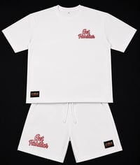     ⚪ Pure Signature Short Set — White