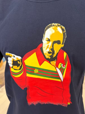 Image of ‘Tony Soprano T-shirt in White and Navy