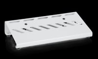 Image 2 of White Aluminum Pedal Board; Small w/ Carry Bag | GPB-LAK-WH
