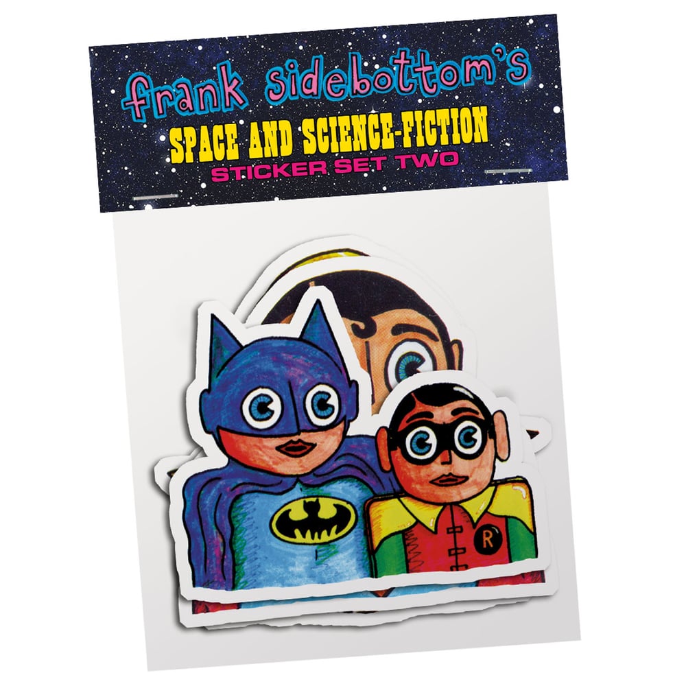 Image of Frank Sidebottom's Sci-Fi Sticker Pack - Set Two
