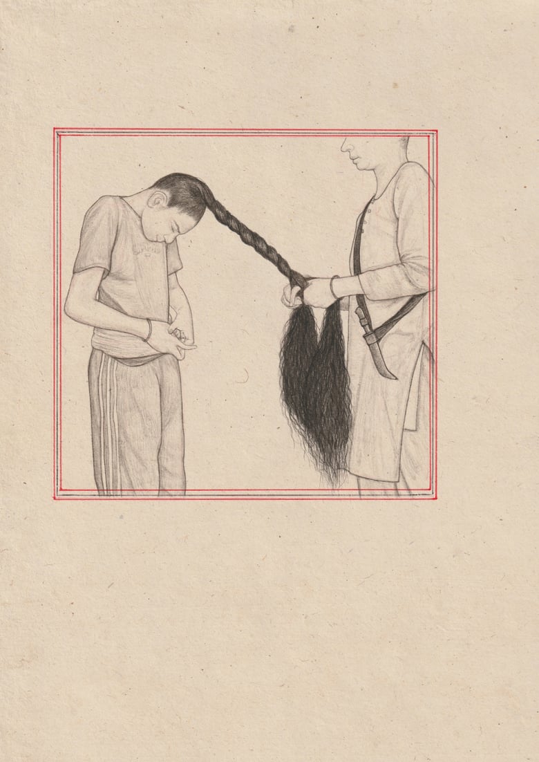 Image of The boy with the long hair 2026