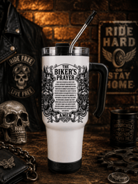 Image 1 of Bikers Prayer 30oz Speaker Cup