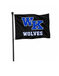 Worthington Kilbourne Wolves spirit flag