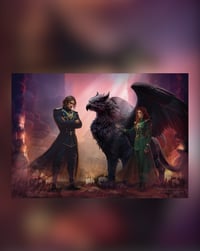 Syneca, Wickett and Griffin Art Print