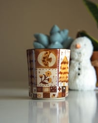 Image 2 of Woodland Hexagon Ceramic Cup