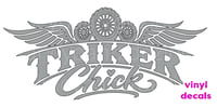 Image 1 of SR6111 TRIKER CHICK™ Premium Outdoor Vinyl Decal