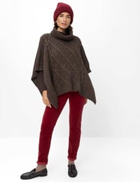 Image 5 of PONCHO PUNTO MARRÓN BRAX