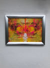 "The Architecture of Dreams - Dreaming Matter" | 30×20 cm Fine Art Canvas (Framed)
