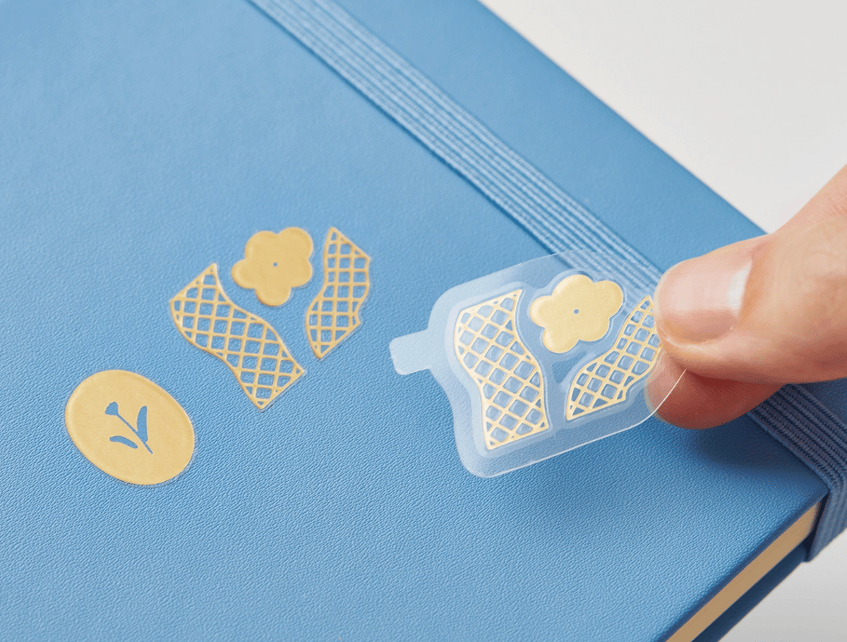 Stamp Set, Ink Pad, and Gold Foil Washi - Image 10 of 17