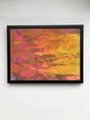 "The Beauty of Motion - Neon Flux" | 30×40 cm Fine Art Canvas (Framed)