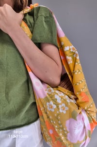 Image 3 of Furoshiki Vintage Yellow Floral