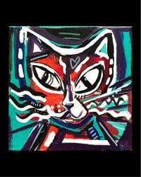 Image 1 of “Colorful Cat”