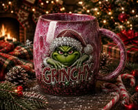 Image 3 of Grinchy 14oz Ceramic Mug