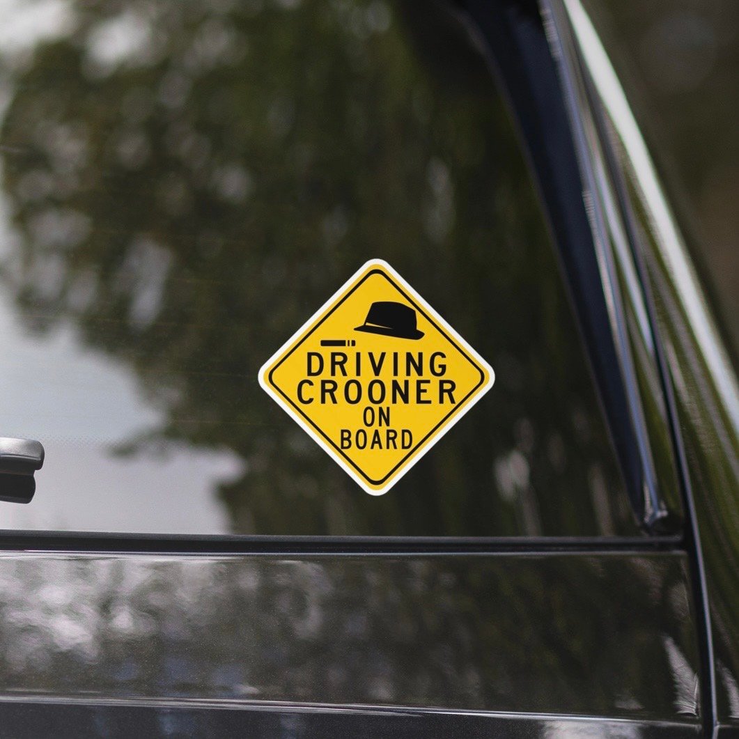 Image of Driving Crooner sticker