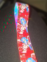 Image 4 of [LIMITED] RED LATEX KEYCHAIN LANYARD WITH CHARM