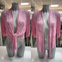Image 7 of Crochet Floral Pattern Viscose Shurg