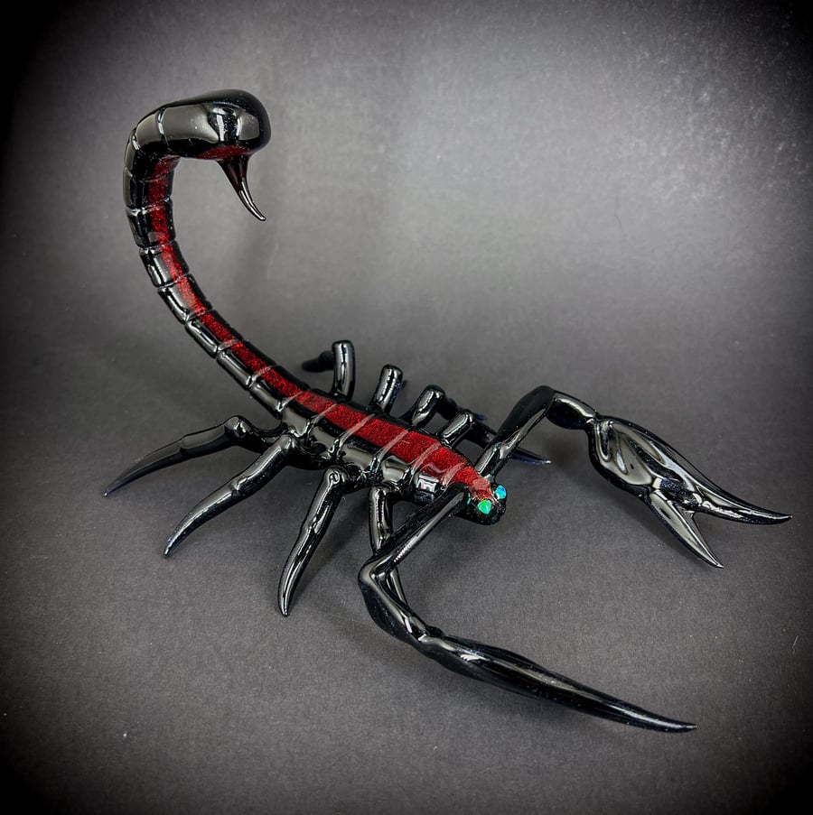 Image of Black & Red Dichroic Scorpion