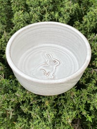Image 2 of Bunny Stamped White Glaze Ramekin