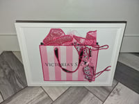 Image 1 of PINK STRIPE BAG FASHION PRINT 