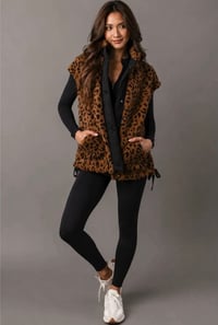 Image 3 of leopard vest - SEPT