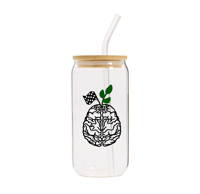Logo glass cup 