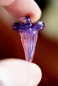 Image 2 of Mini glass shark tooth pendant..