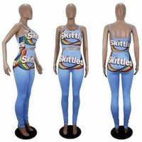 Image 1 of Skittles Crop Track Suit