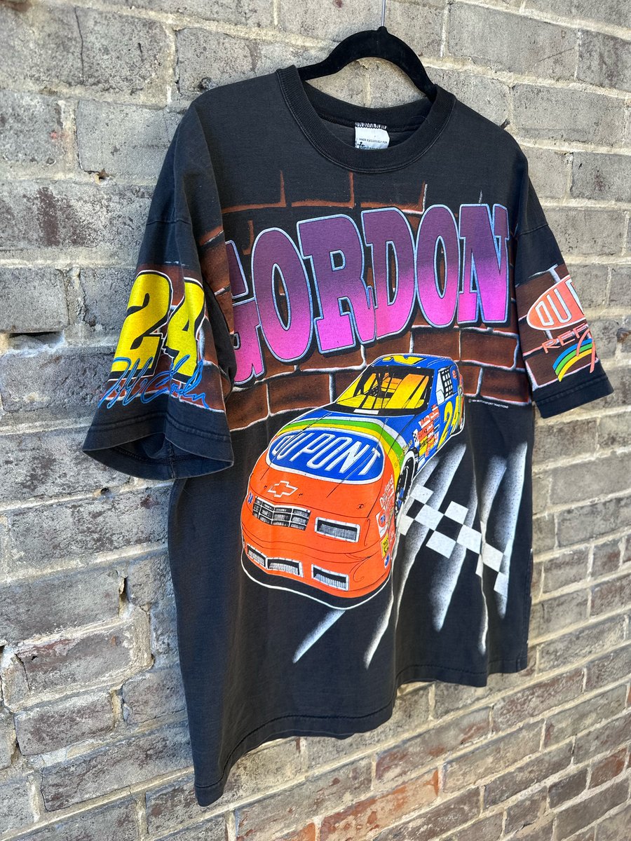 Image of 1994 Vintage JEFF GORDON Ready To Rumble All Over Print Nascar Tee, SIZE: XL