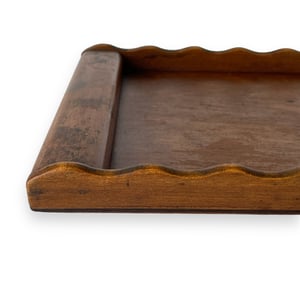 Image of WOODEN WAVE TRAY - SMALL