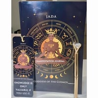 Image 1 of Manifestation Journal with Gold Diamond Pen
