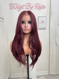 Image 2 of Burgundy blowout luxury (ready to ship) 