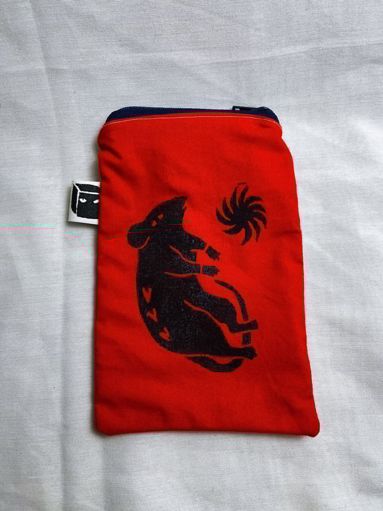 Image of handprinted UNI-BAG 06