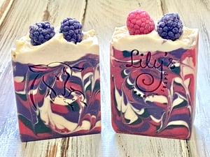 Image of Black Raspberry Vanilla Goat Milk Soap