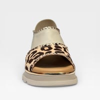 Image 2 of DJANGO & JULIETTE CARLENET LEOPARD CHAMPAGNE
